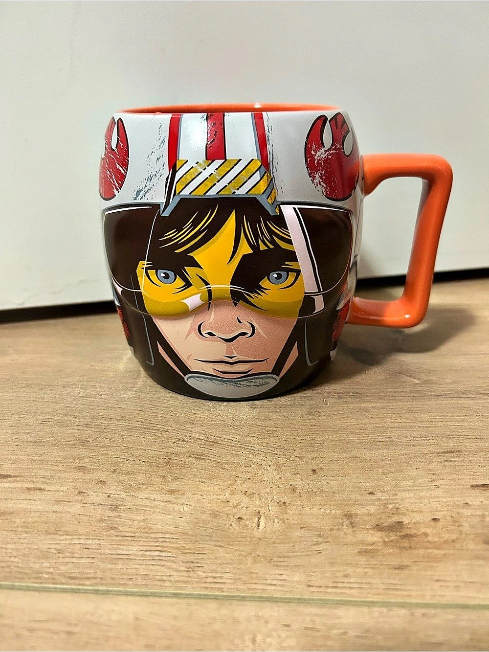 Star Wars Luke Skywalker Ceramic Coffee Mug X-Wing Pilot Disney Store 18 oz